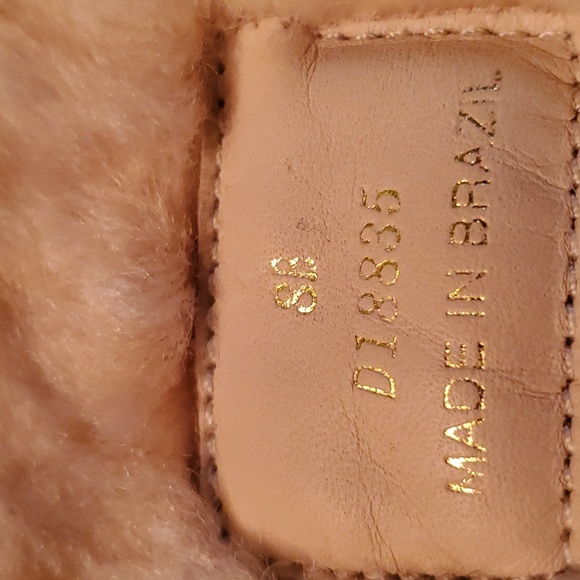 Cole Haan Shearling Tall Zip Up Platform Boots Size 8 - Picture 11 of 12